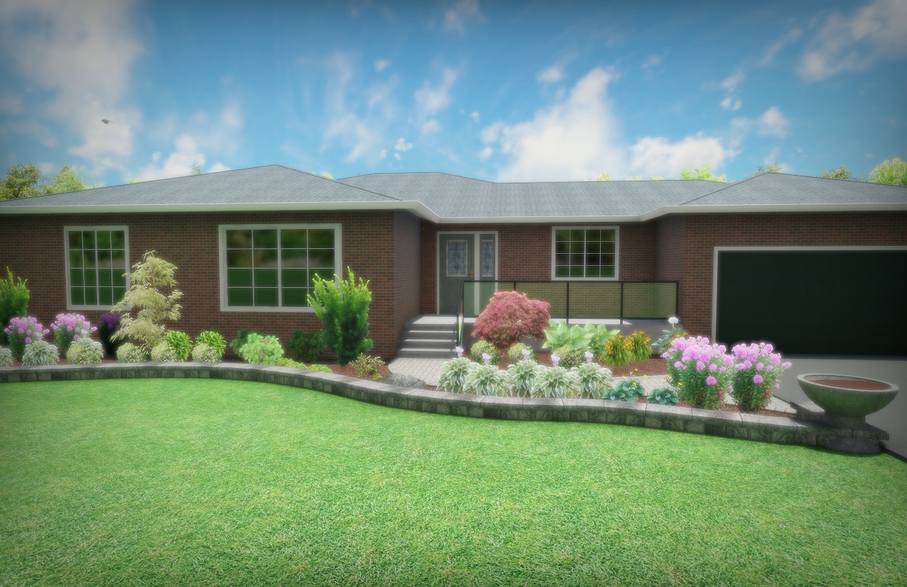 front yard landscaping design Niagara Ontario front yard landscaping design Niagara Ontario