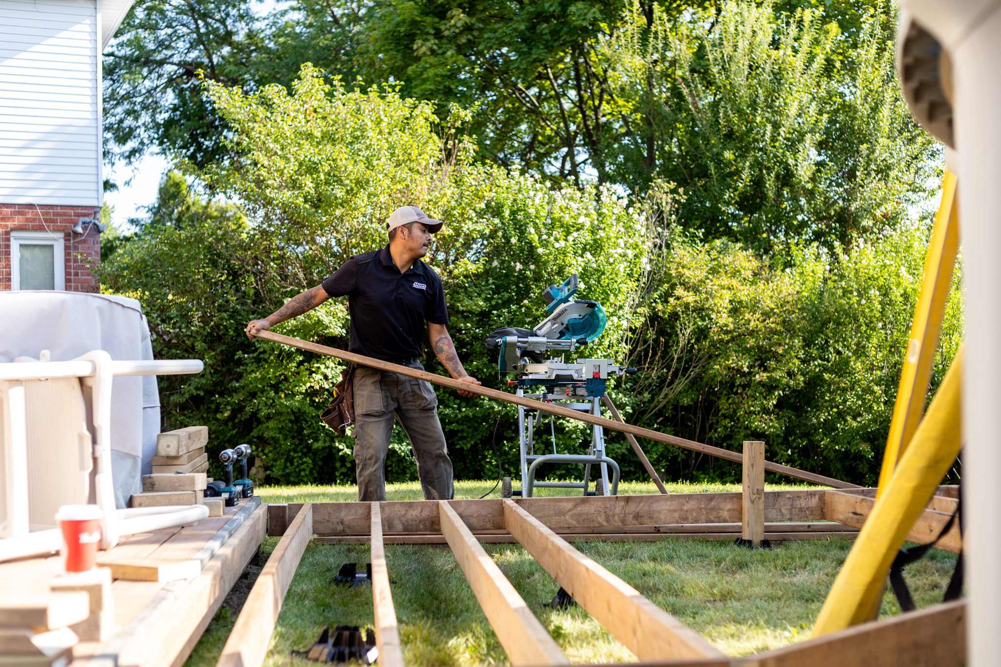 Deck Joist Installation